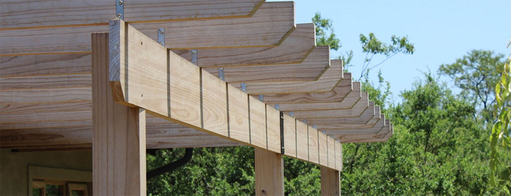 rhino wood pergola
